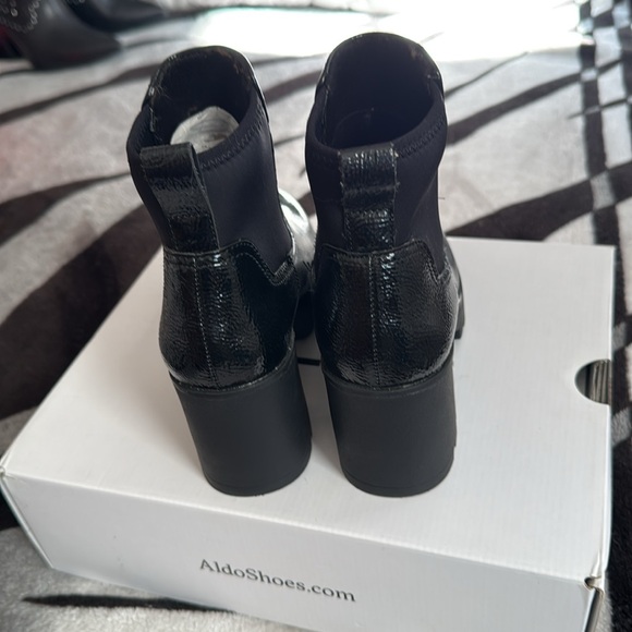 Black Patent Booties - Picture 2 of 4